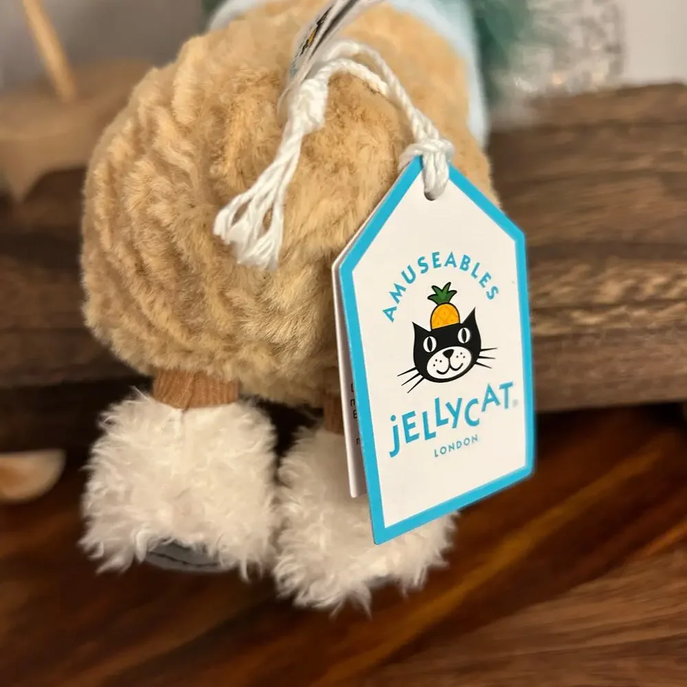 Jellycat Peanut NEW!  FAST SHIP Jellycat Amuseables Peanut Apres Ski Authentic